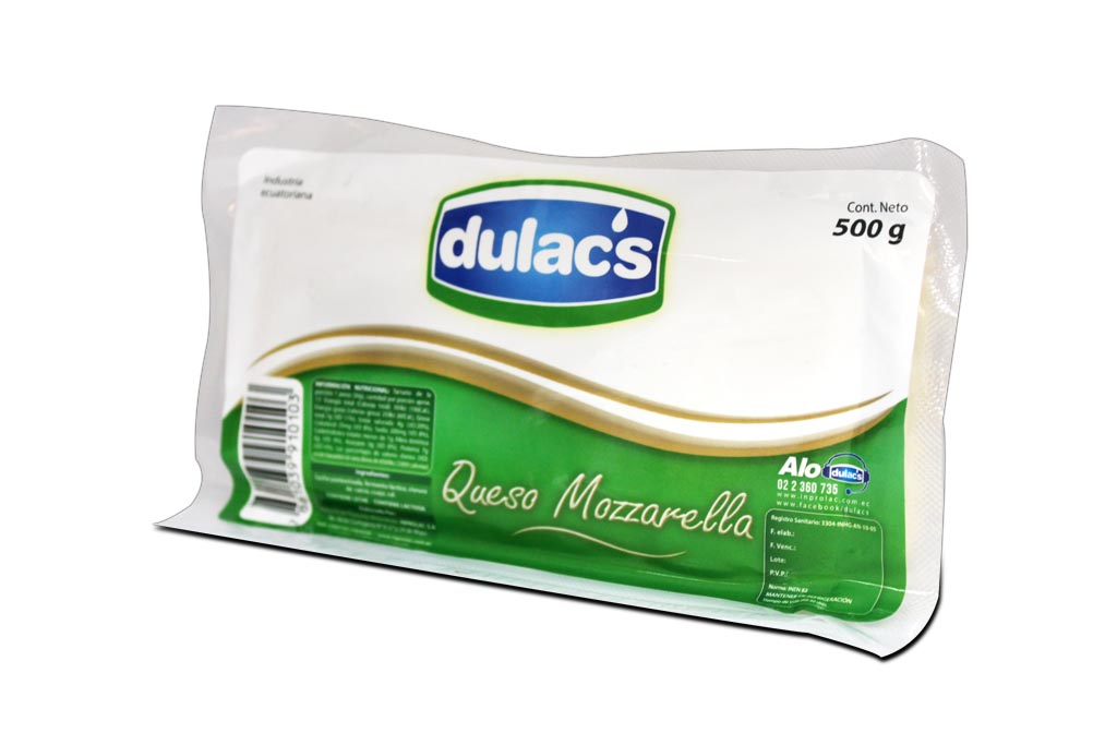 QUESO MOZARELLA DULAC S 500 GR TIA S.A.