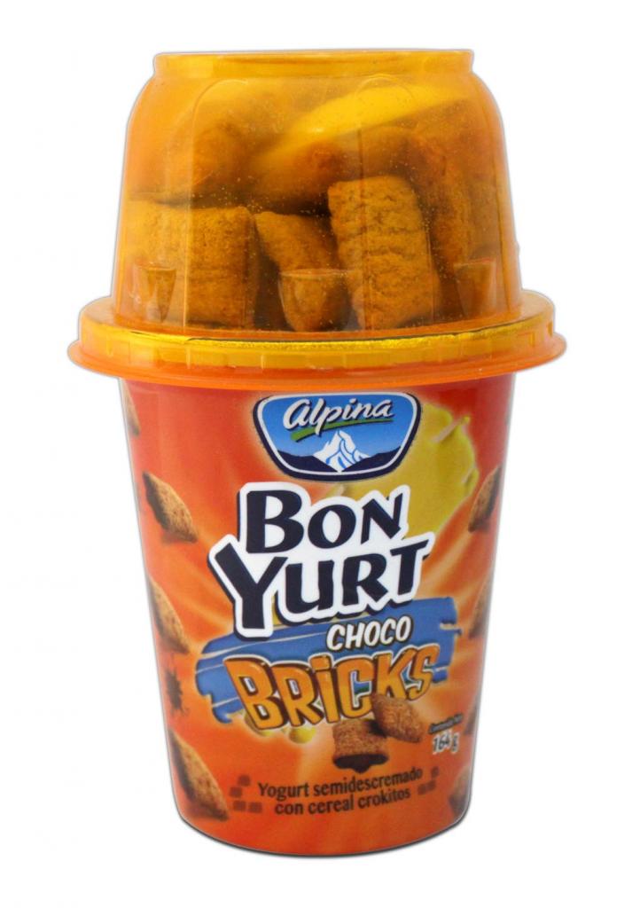 YOGURT ALPINA BONYURT CHOCO BRICKS 164G | TIA S.A.