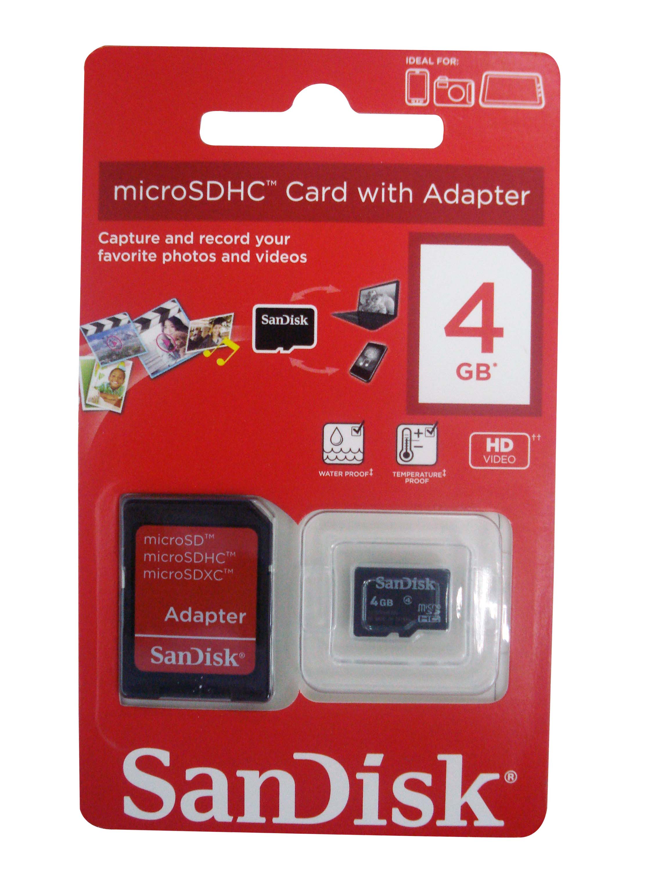 MEMORIA MICRO SD 4GB KINGSTON SANDISK TDK TIA S.A.