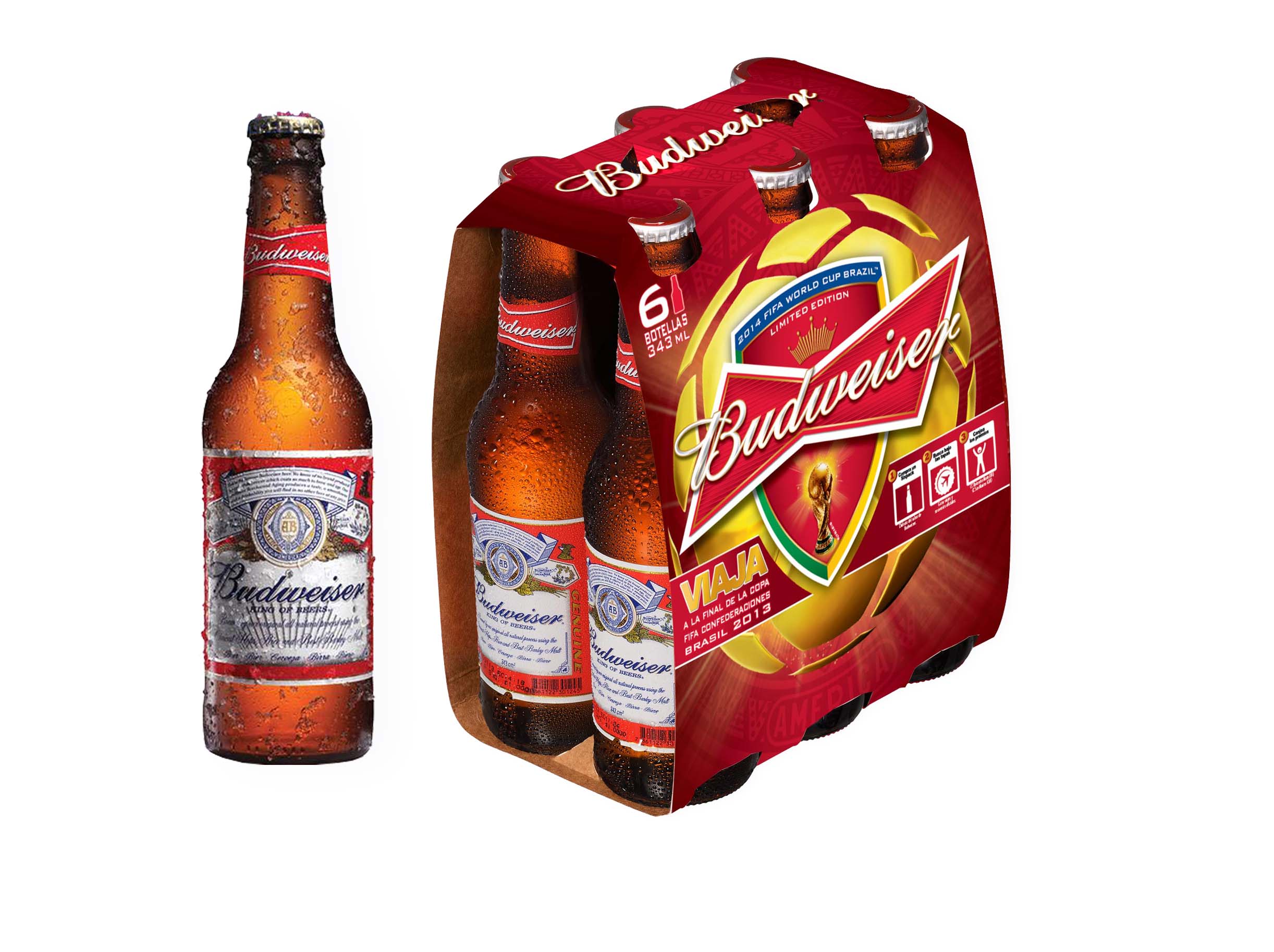 CERVEZA BUDWEISER 343 CC SIX PACK TIA S.A.